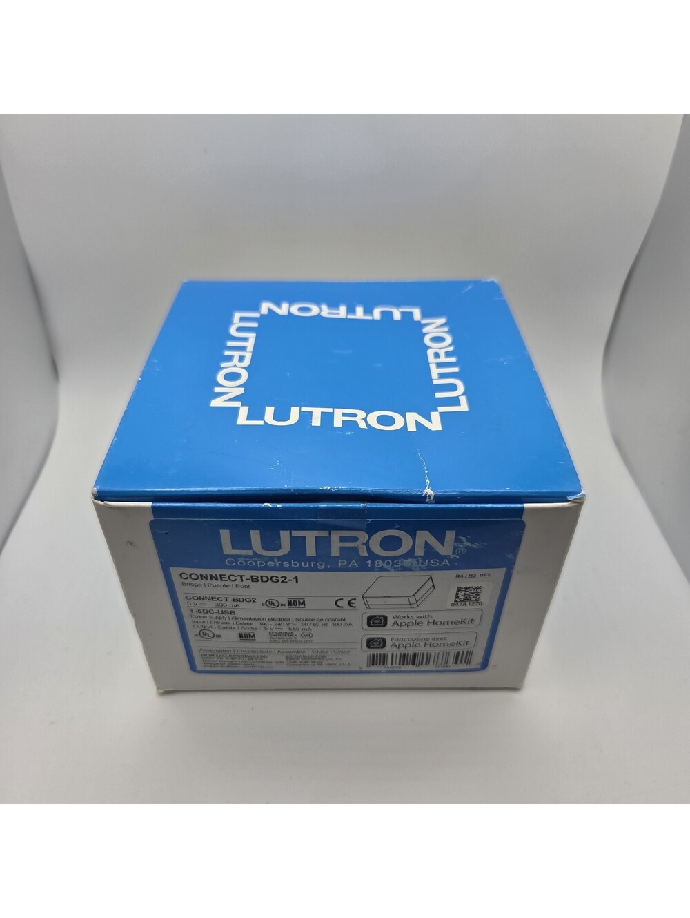 Lutron Connect-BDG2 Bridge with Power Supply - Black